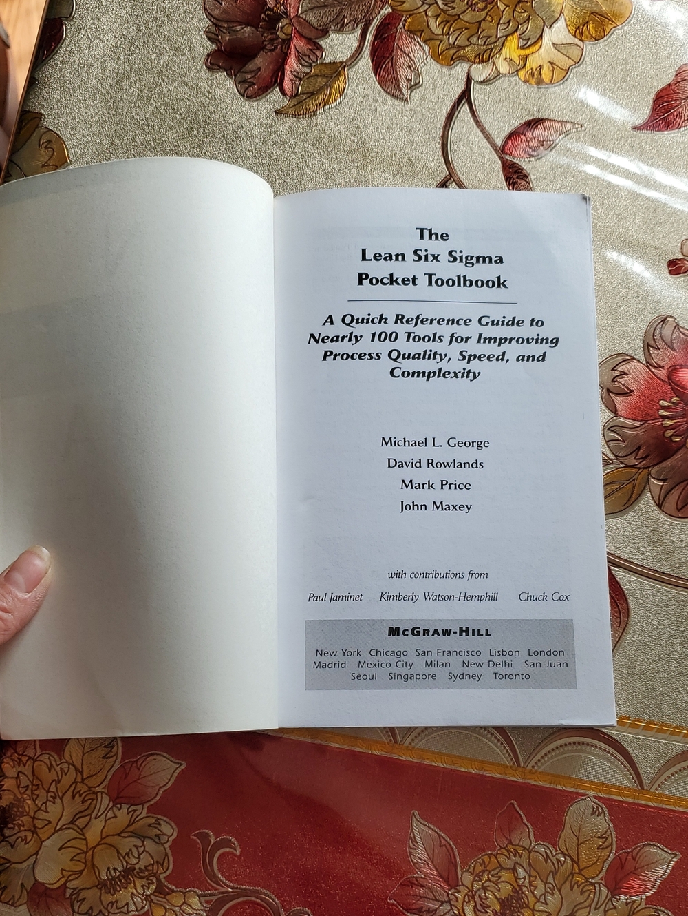 The Lean Six Sigma Pocket Toolbook — Blue & White Professional Reference - Picture 4 of 5